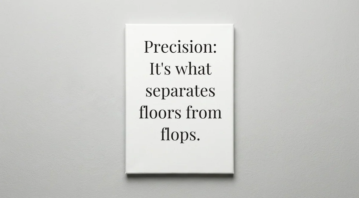 Flooring Installer quote wall art - canvas print