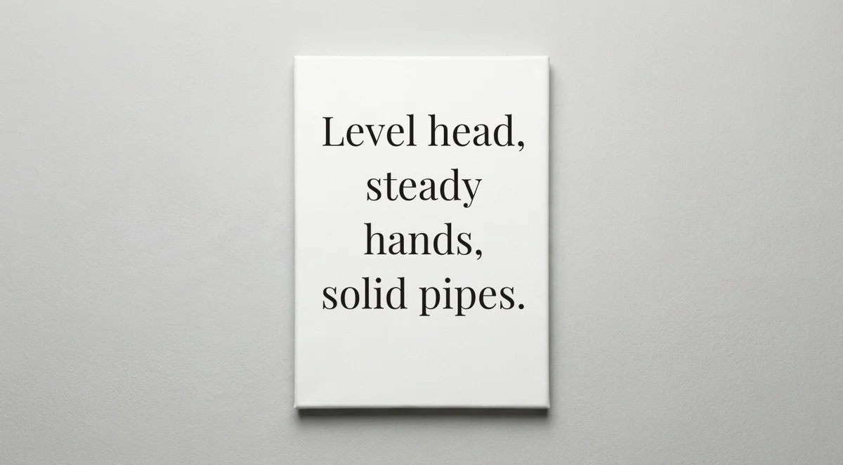 Pipefitter quote wall art - canvas print