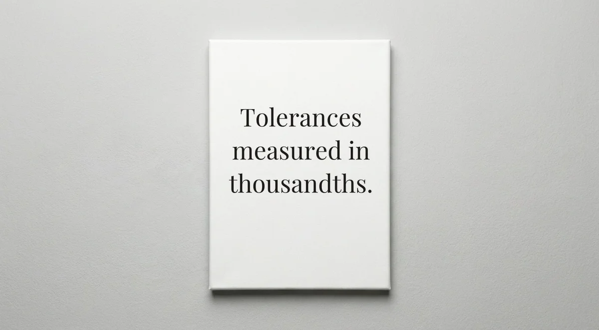 Machinist quote wall art - canvas print