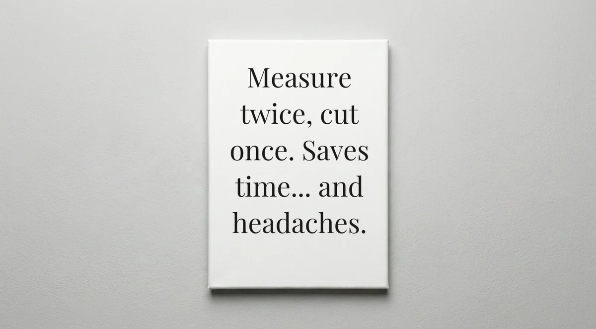 Foreman quote wall art - canvas print