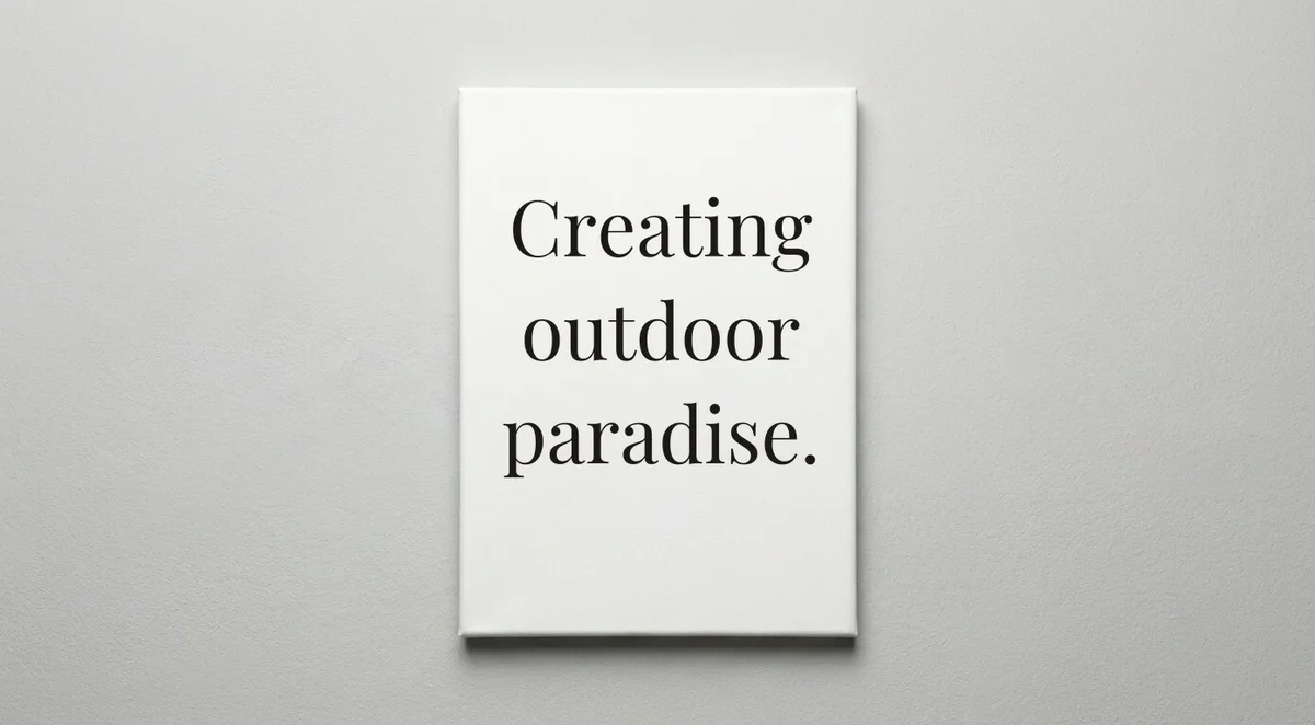 Landscaper quote wall art - canvas print