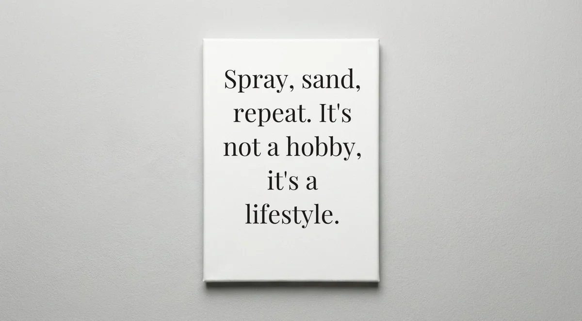 Auto Body Tech quote wall art - canvas print